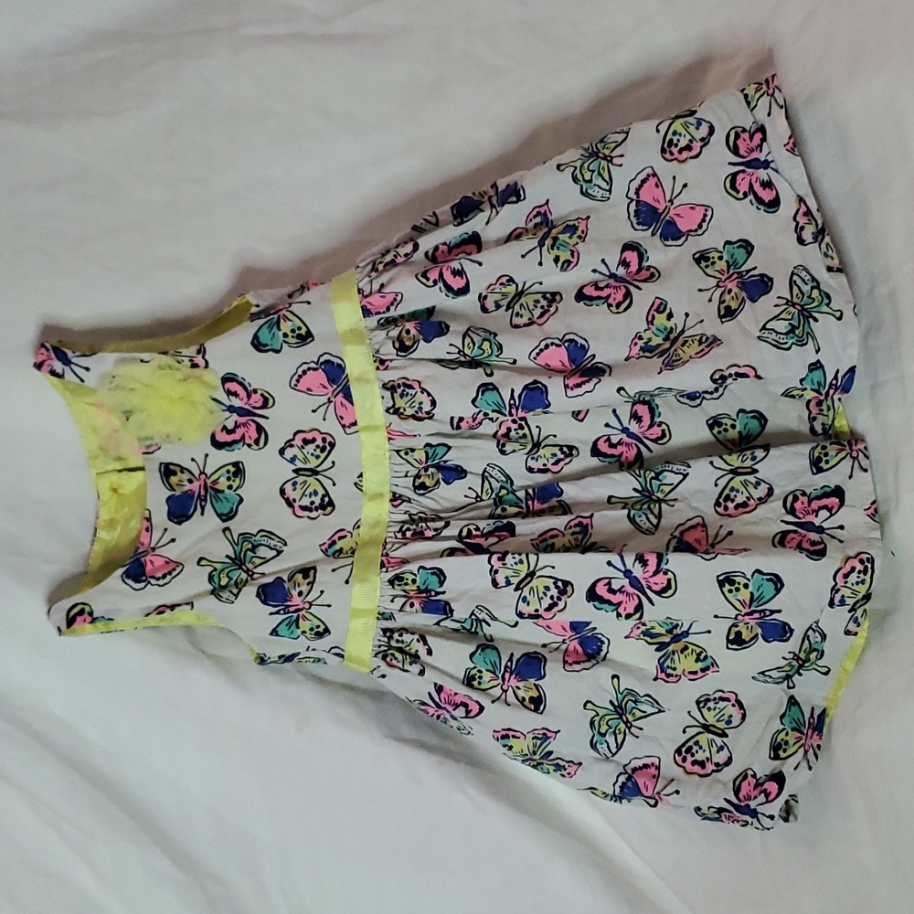 Girls Easter dress butterfly